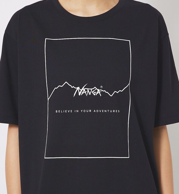 ABAHOUSE「【NANGA/ナンガ】DRY MIX FRAME LOGO T/ドライミックス/」|Tシャツ・カットソー|