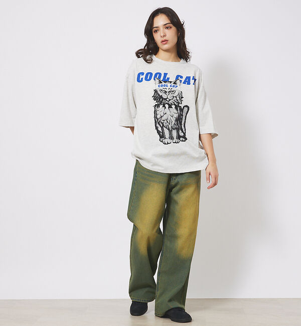 ABAHOUSE「【CORISCO/コリスコ】Animal Tシャツ/COOL CAT」|Tシャツ・カットソー|