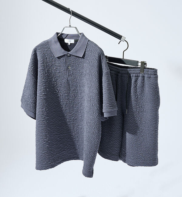 ABAHOUSE「フクレジャガード ショートパンツ / オーバーサイズ/ ストレッチ」|その他|