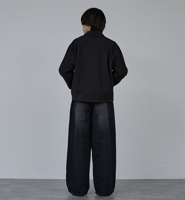 ABAHOUSE「【AH ABAHOUSE】クロップド ダブルジップアップブルゾン」|ブルゾン・スタジャン|