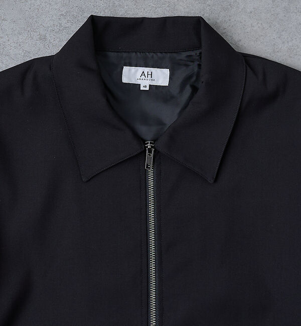 ABAHOUSE「【AH ABAHOUSE】クロップド ダブルジップアップブルゾン」|ブルゾン・スタジャン|