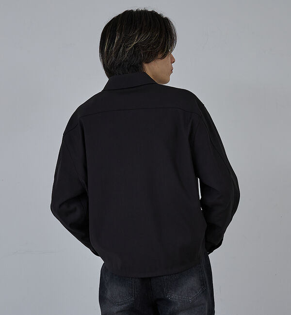 ABAHOUSE「【AH ABAHOUSE】クロップド ダブルジップアップブルゾン」|ブルゾン・スタジャン|