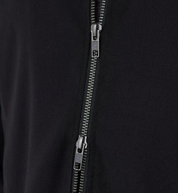 ABAHOUSE「【AH ABAHOUSE】クロップド ダブルジップアップブルゾン」|ブルゾン・スタジャン|