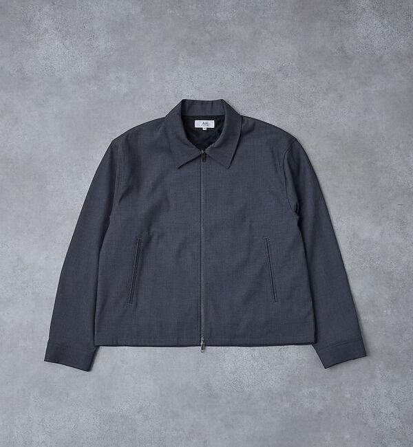 ABAHOUSE「【AH ABAHOUSE】クロップド ダブルジップアップブルゾン」|ブルゾン・スタジャン|