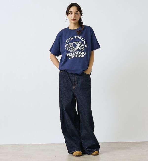 ABAHOUSE「【MOANDMO CLOHING &times; FRUIT OF THE LOOM】限定コ」|Tシャツ・カットソー|