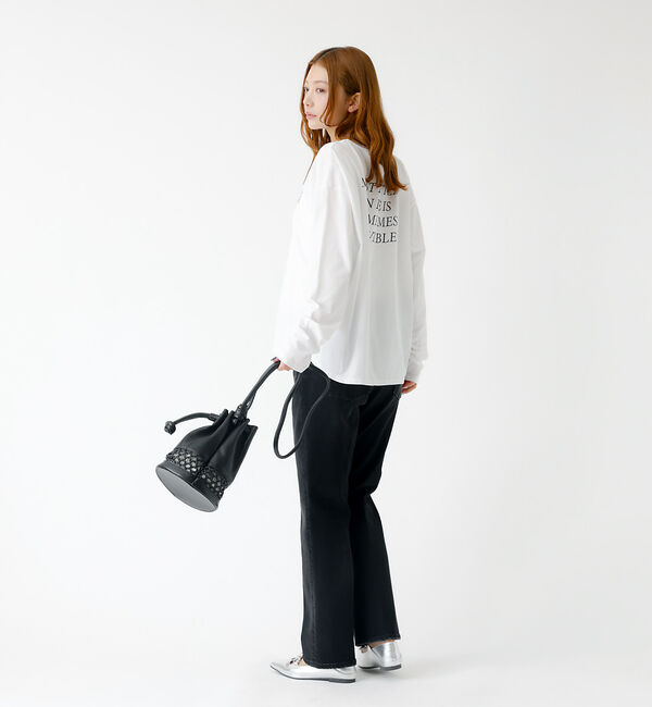 Rouge vif「【MICA&DEAL /マイカアンドディール】バックプリントロンT/カットソー/」|Tシャツ・カットソー|