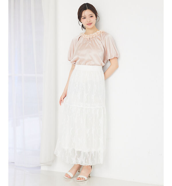 SELFIST「フラワーモチーフブラウス」|シャツ・ブラウス|