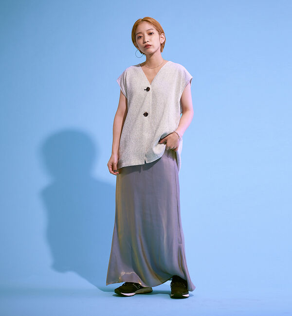 NOMINE「【セットアップ対応】サマーツイードベスト」|ベスト・ジレ|