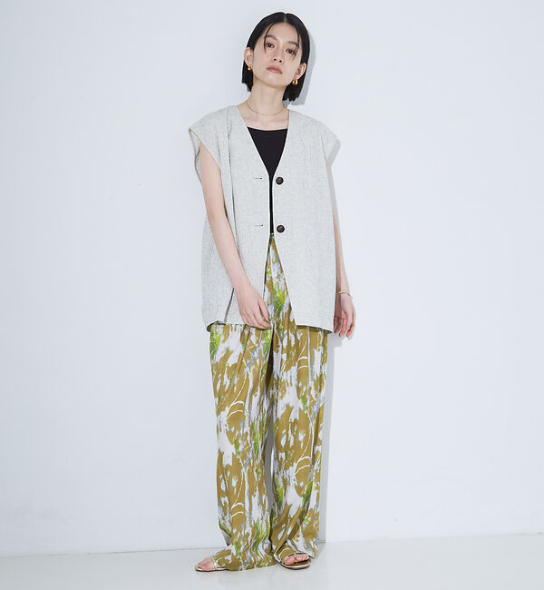 NOMINE「【セットアップ対応】サマーツイードベスト」|ベスト・ジレ|