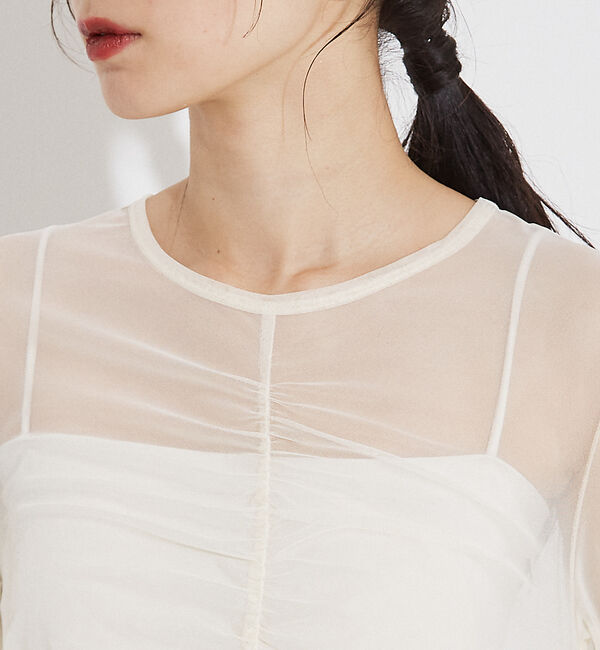 NOMINE「フロントシャーリング シアー ロンT」|Tシャツ・カットソー|