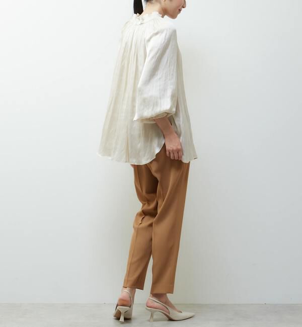 TIARA「《定番》2wayフリルネックギャザーブラウス」|シャツ・ブラウス|