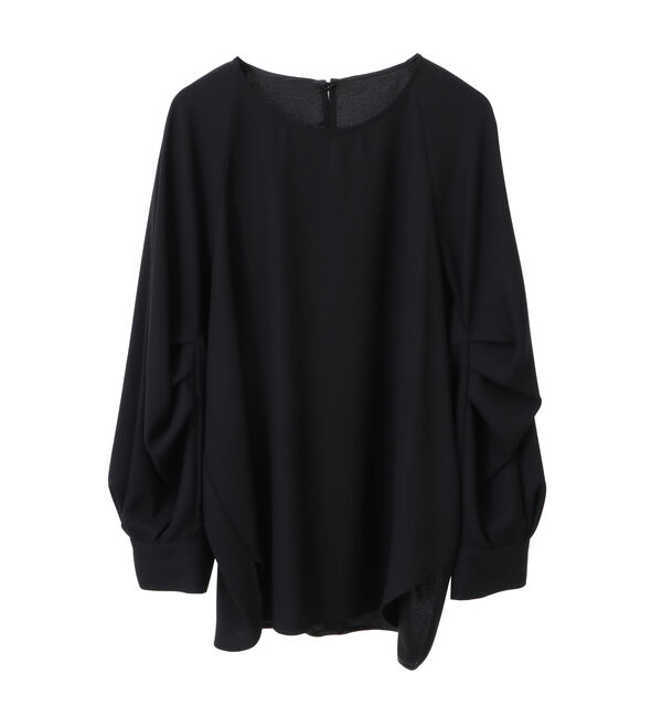 TIARA「タックドルマンスリーブブラウス（セットアップ可）」|シャツ・ブラウス|ブラック