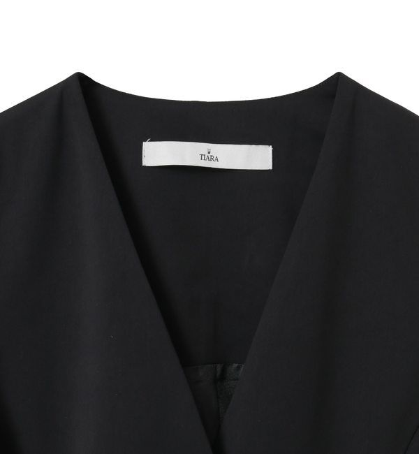 TIARA「リボンアクセントジレ」|シャツ・ブラウス|