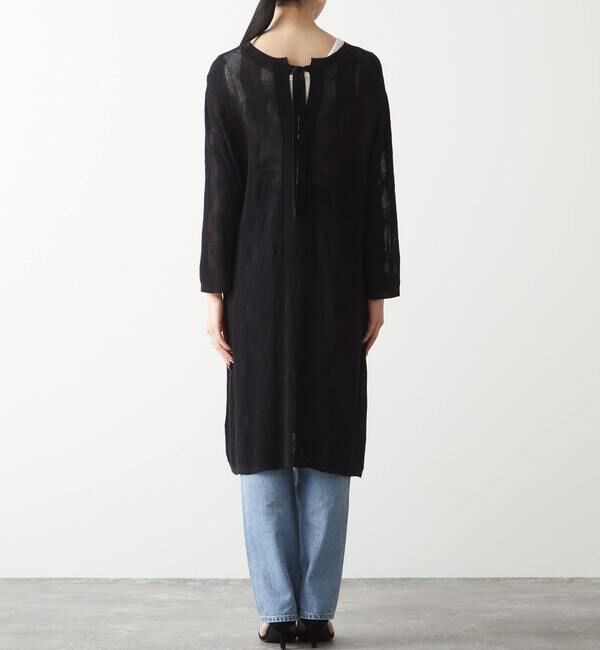 Liesse「透かし編みニットチュニック」|ニット・セーター|