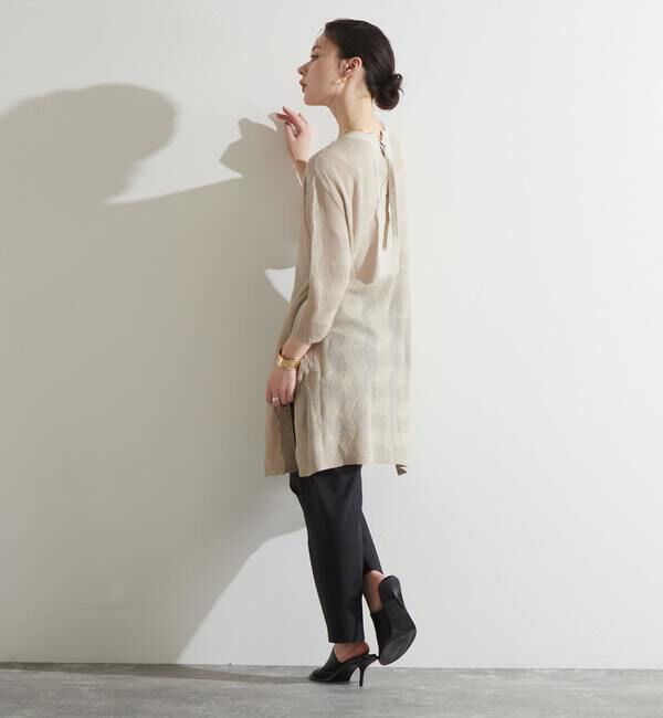 Liesse「透かし編みニットチュニック」|ニット・セーター|