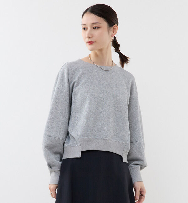 Soffitto「ラメ裏毛スウェット」|スウェット・ジャージ|トップグレー