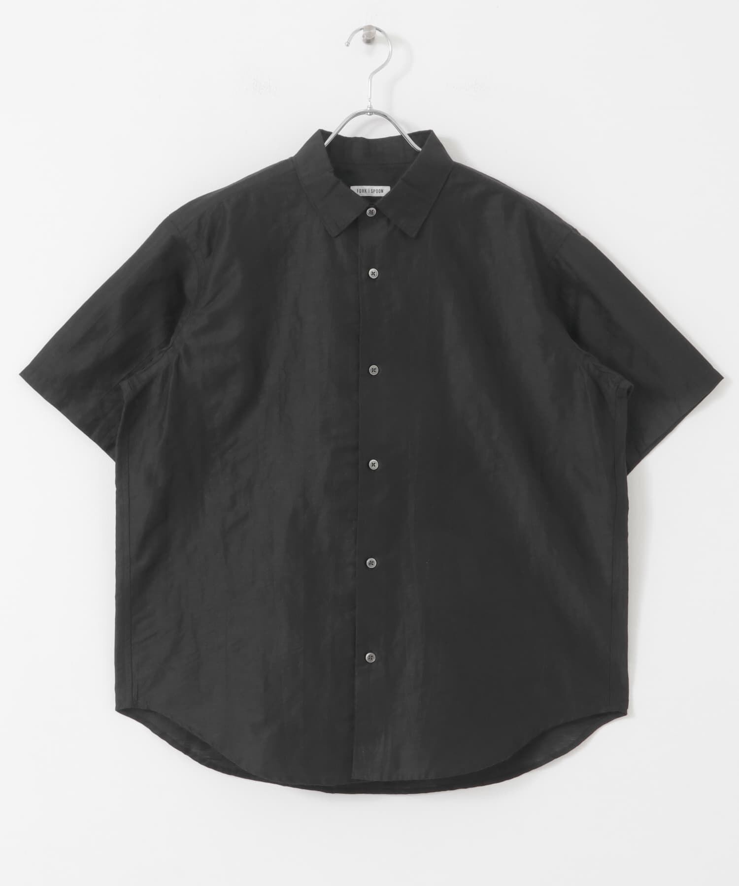 URBAN RESEARCH DOORS「FORK&SPOON　リネンワッシャーレギュラーカラーシャツ」|シャツ・ブラウス|