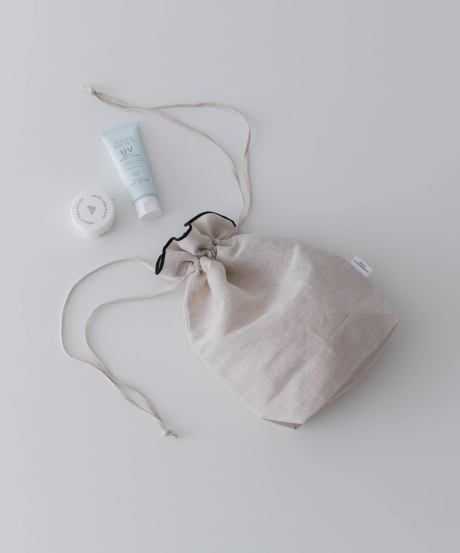 URBAN RESEARCH DOORS「DOORS LIVING PRODUCTS　コットンリネンライン巾着M」|その他|