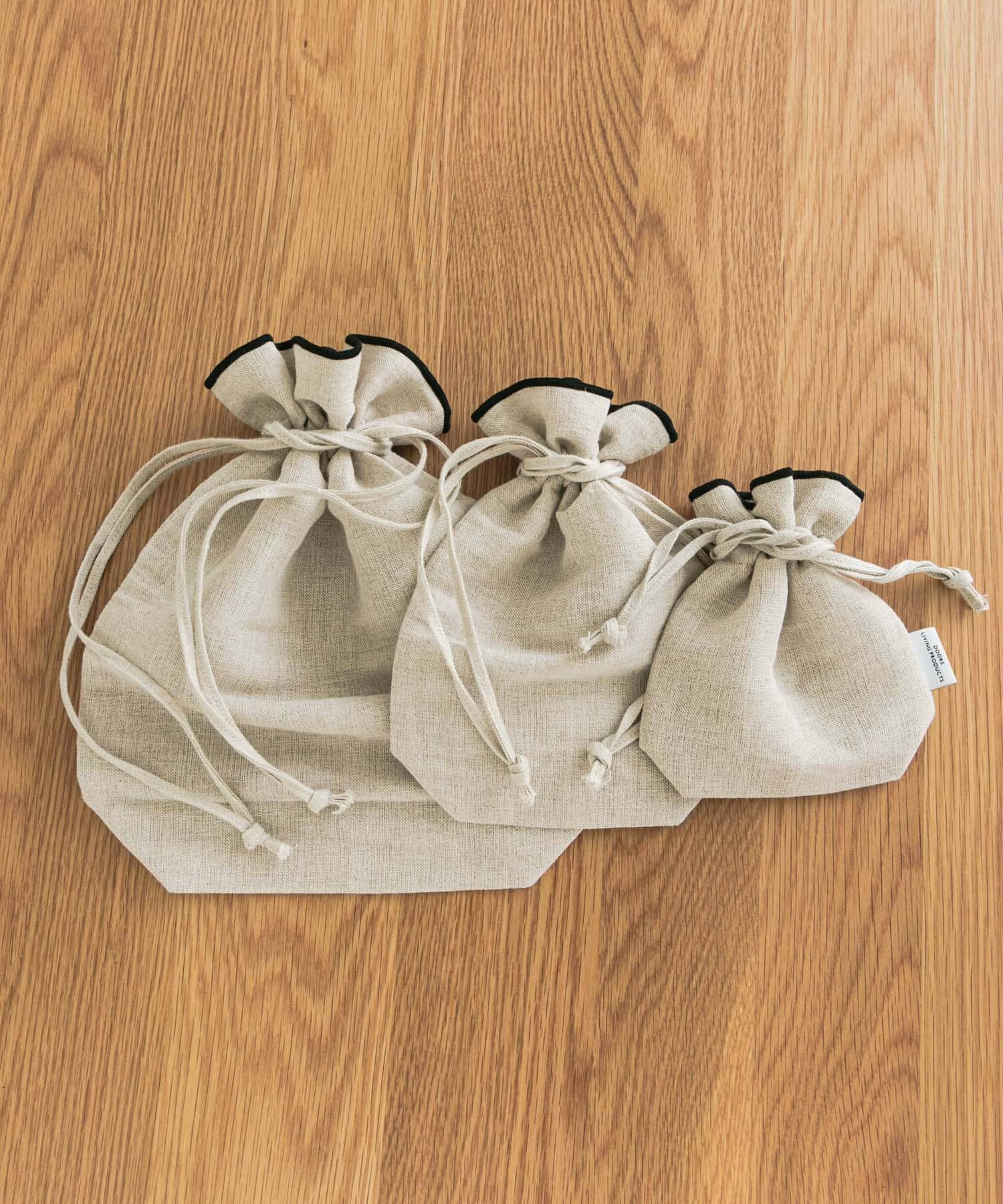 URBAN RESEARCH DOORS「DOORS LIVING PRODUCTS　コットンリネンライン巾着SS」|その他|