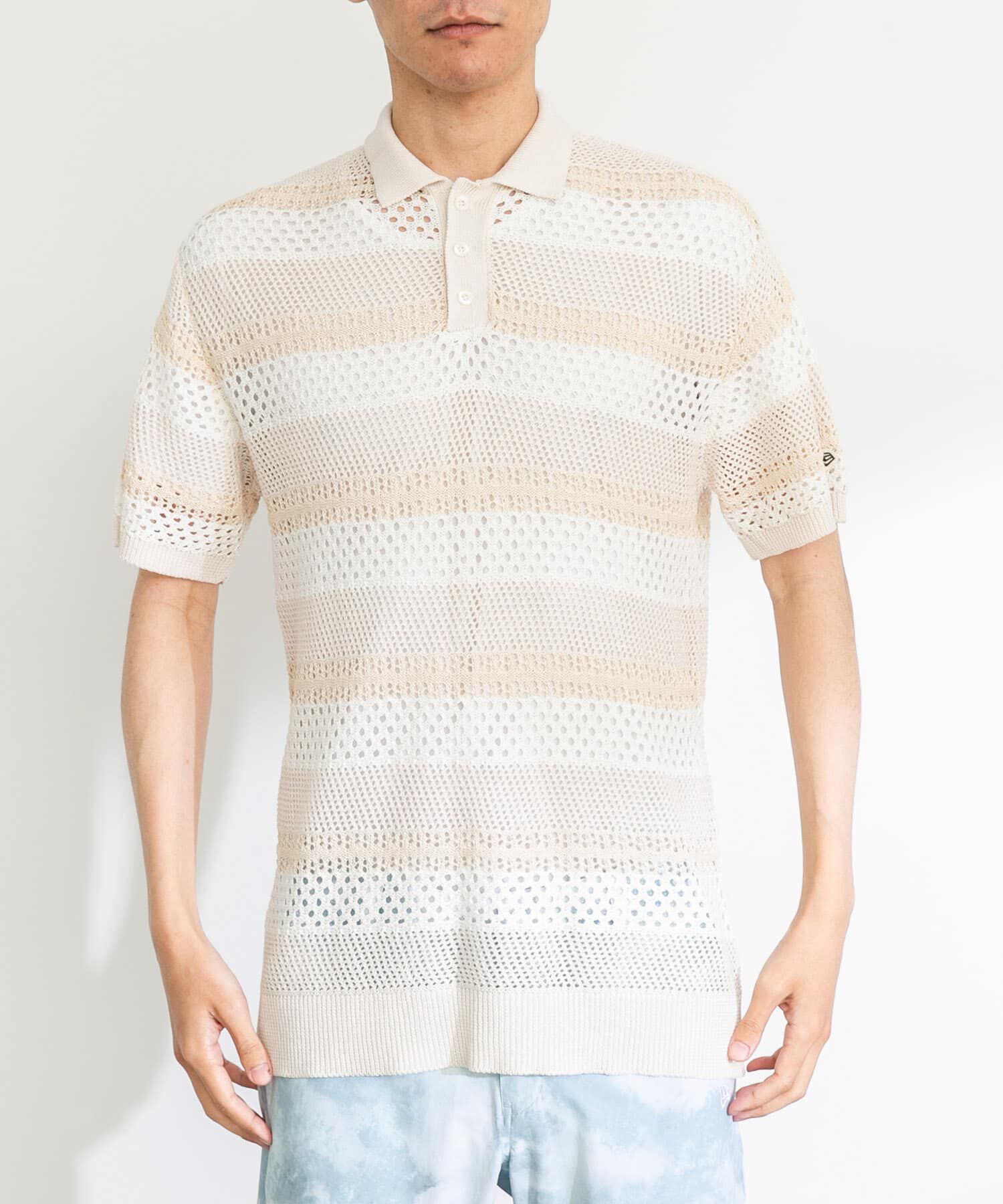 Sonny Label 「NEW ERA GOLF　SHORT-SLEEVE MESH POLO」|ポロシャツ|