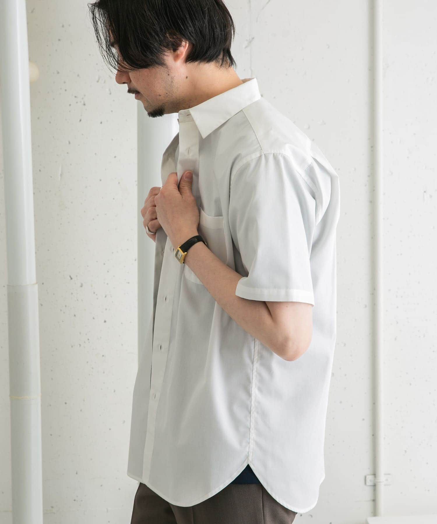 URBAN RESEARCH ROSSO「『防シワ/防臭』『XLサイズあり』ハイパフォーマンスブロード半袖シャツ」|シャツ・ブラウス|