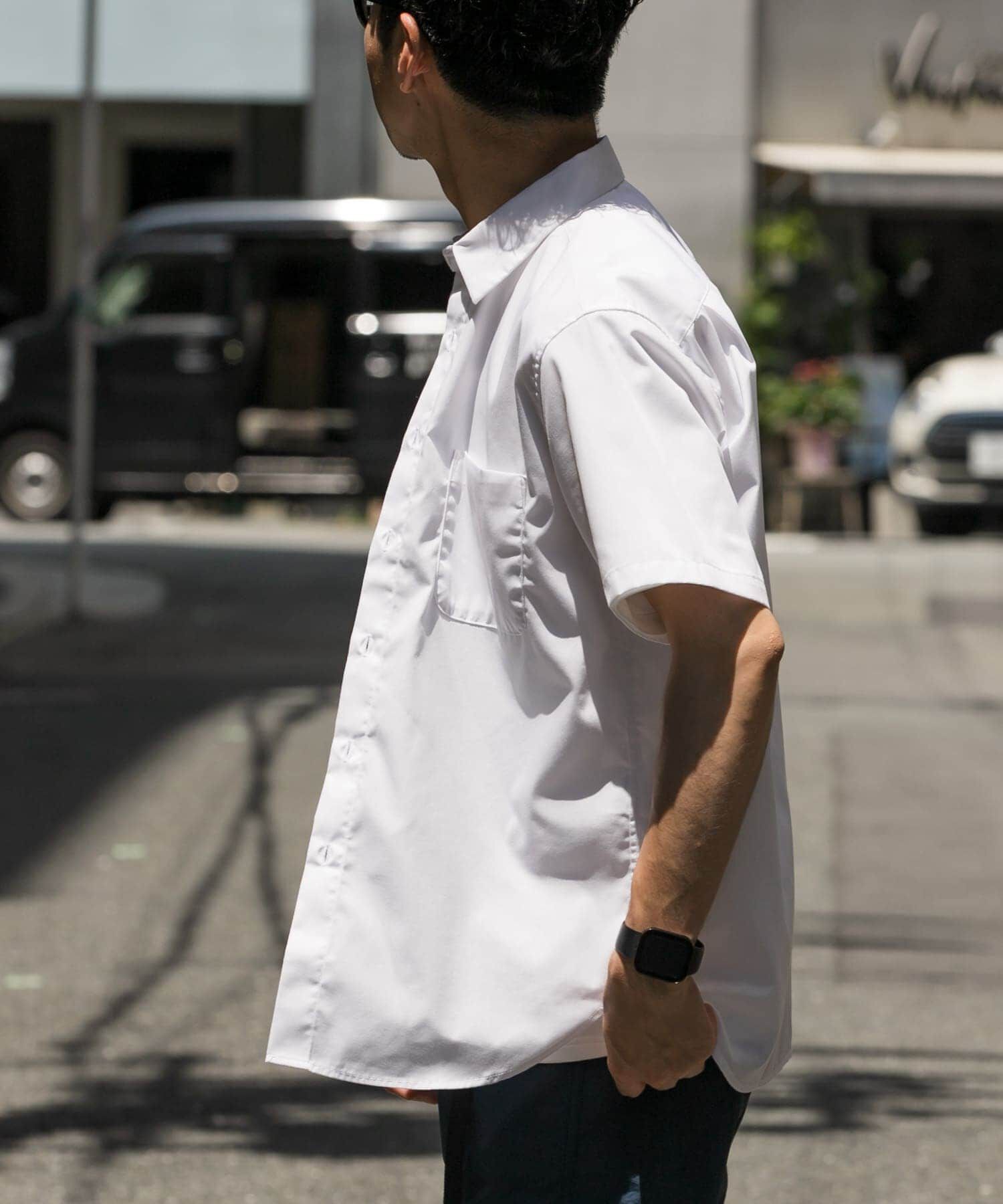 URBAN RESEARCH ROSSO「『防シワ/防臭』『XLサイズあり』ハイパフォーマンスブロード半袖シャツ」|シャツ・ブラウス|