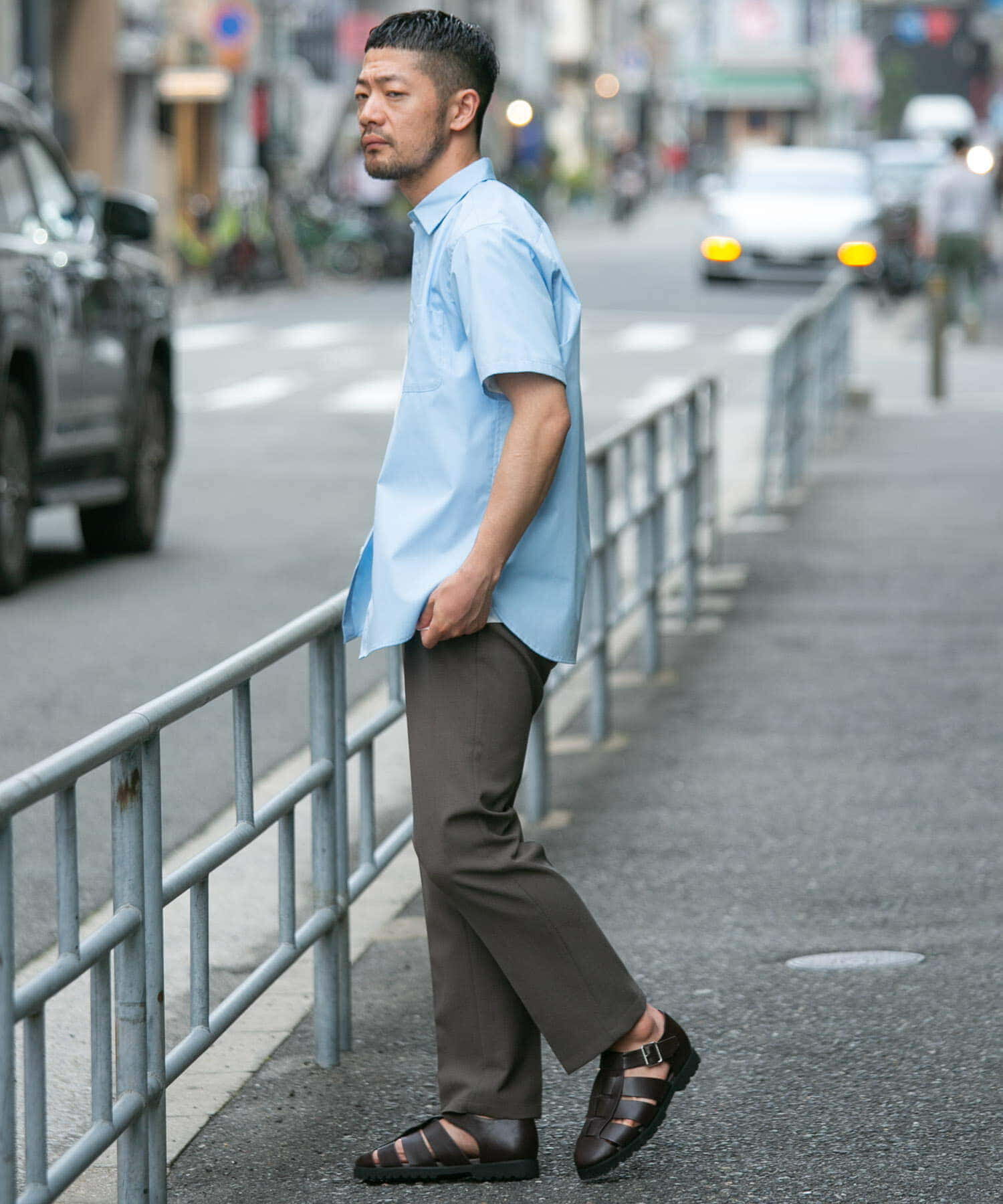 URBAN RESEARCH ROSSO「『防シワ/防臭』『XLサイズあり』ハイパフォーマンスブロード半袖シャツ」|シャツ・ブラウス|