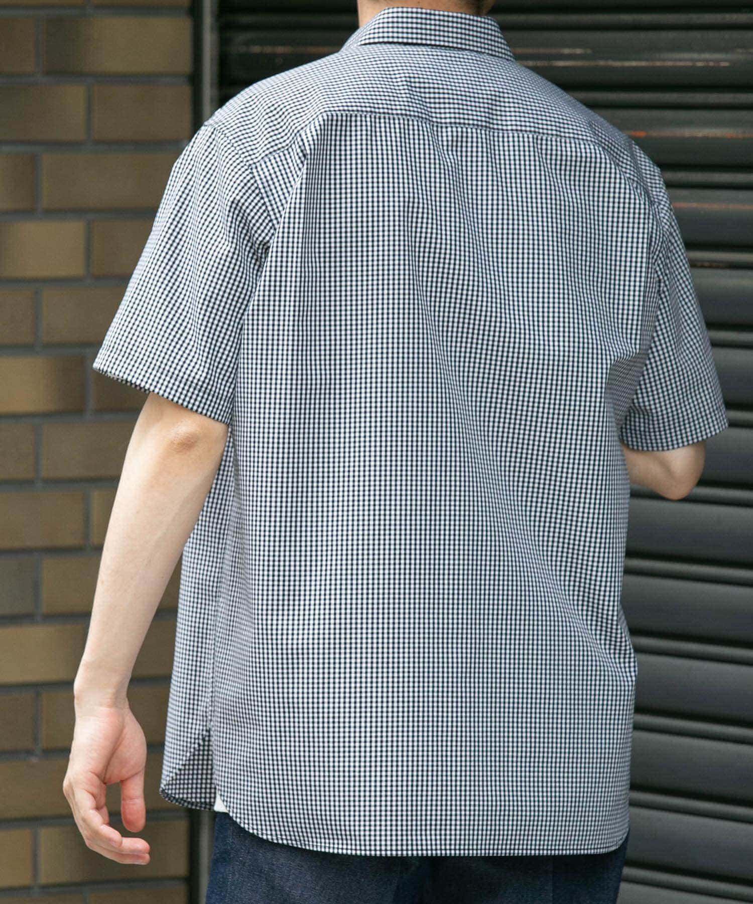 URBAN RESEARCH ROSSO「『防シワ/防臭』『XLサイズあり』ハイパフォーマンスブロード半袖シャツ」|シャツ・ブラウス|