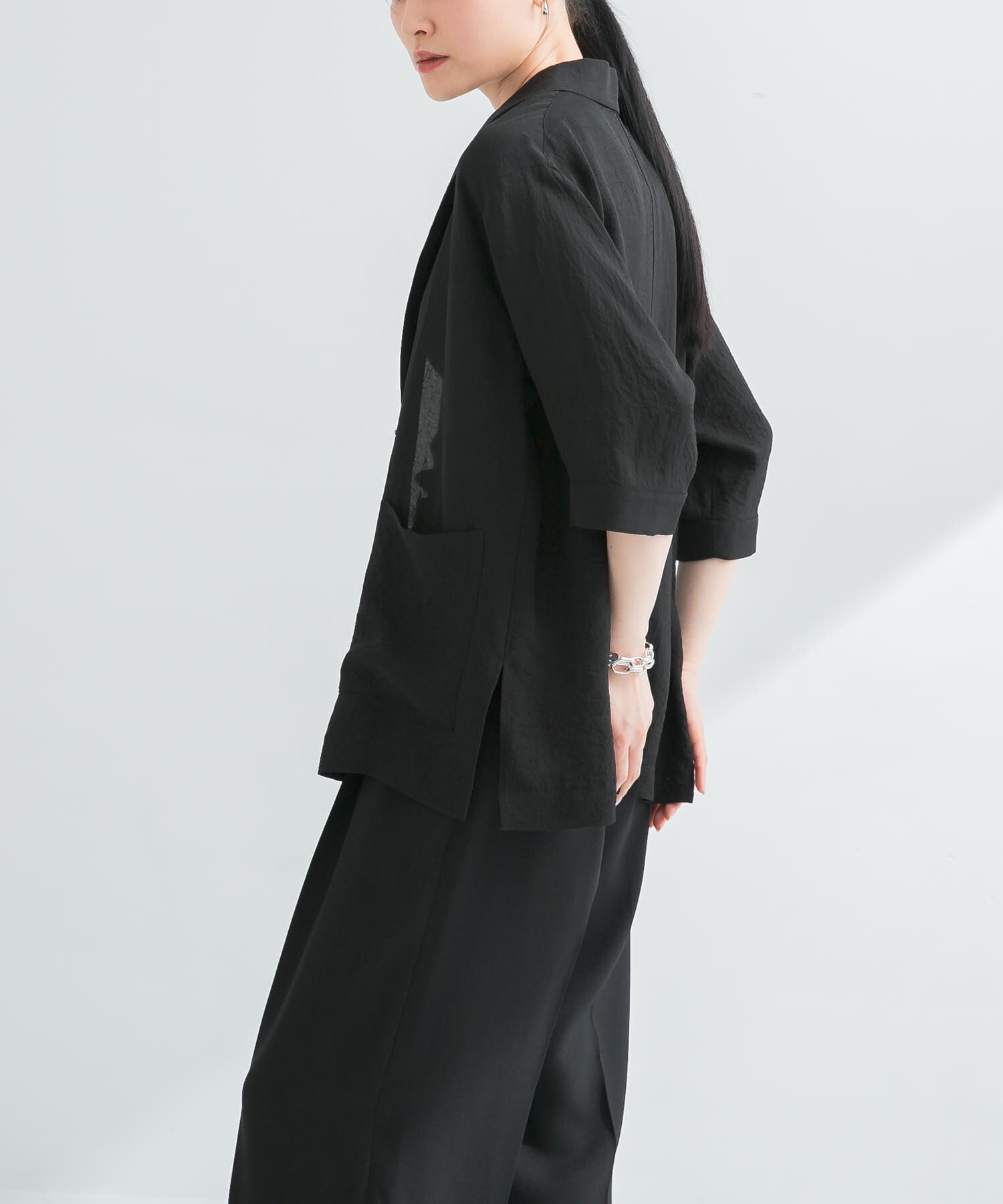 URBAN RESEARCH「『接触冷感』Naiaアセテートハーフスリーブジャケット」|その他|