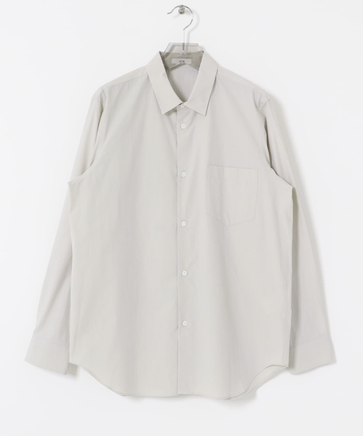 URBAN RESEARCH「ATON　SUVIN BROAD STANDARD SHIRTS」|シャツ・ブラウス|グレー