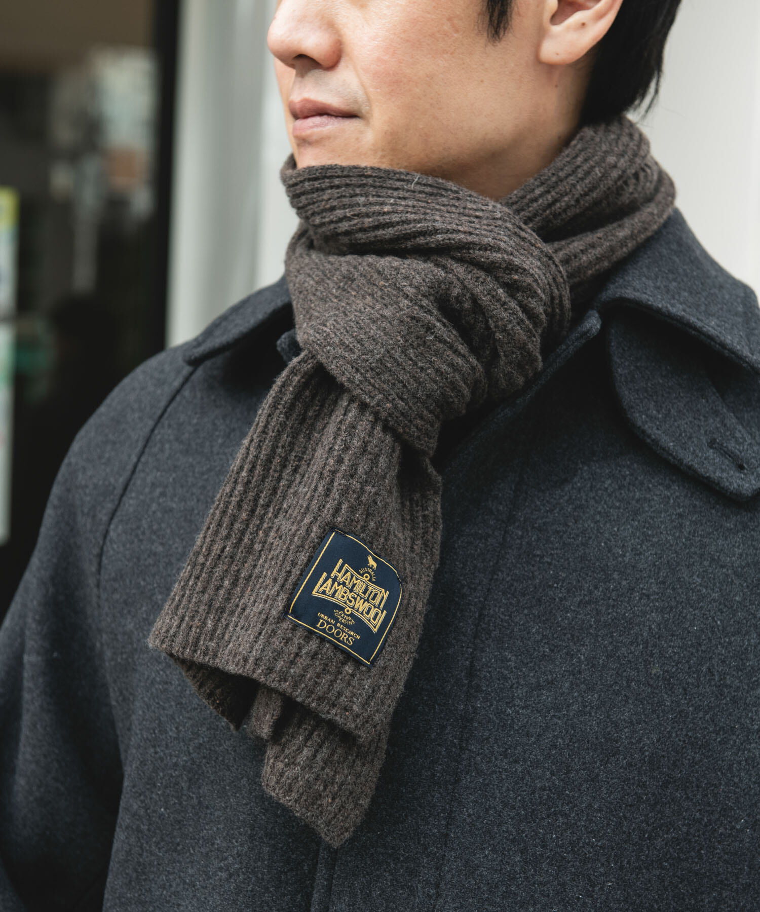 URBAN RESEARCH DOORS「ハミルトンマフラー」|マフラー|ブラウン