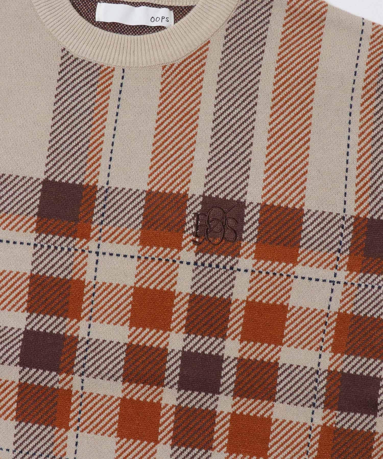 Sonny Label 「OOPS　ビッグチェックニット」|ニット・セーター|