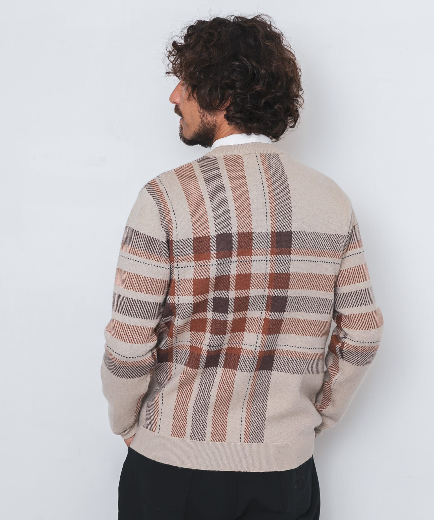 Sonny Label 「OOPS　ビッグチェックニット」|ニット・セーター|