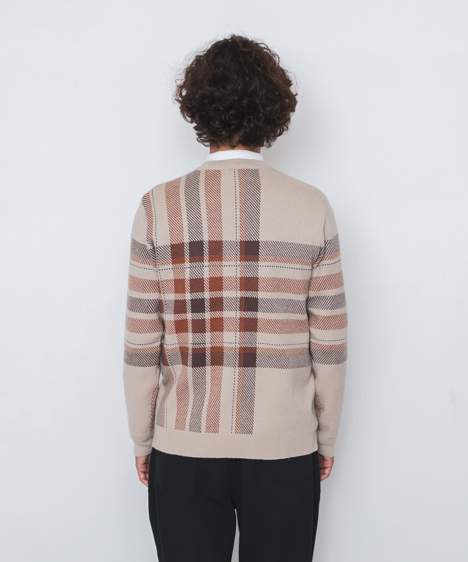 Sonny Label 「OOPS　ビッグチェックニット」|ニット・セーター|