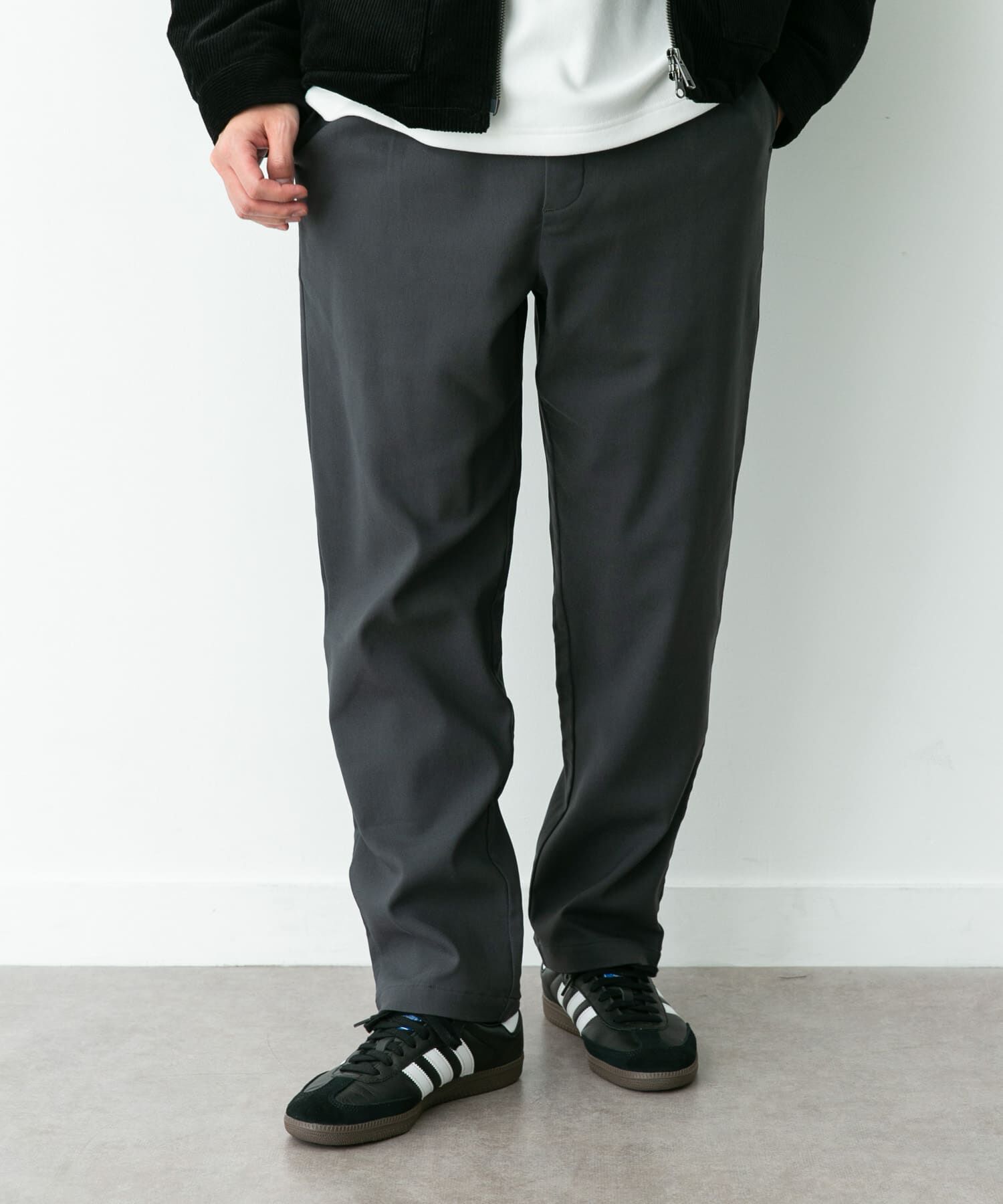 Sonny Label 「裏起毛スリムイージーテーパードパンツ」|その他|チャコールグレー