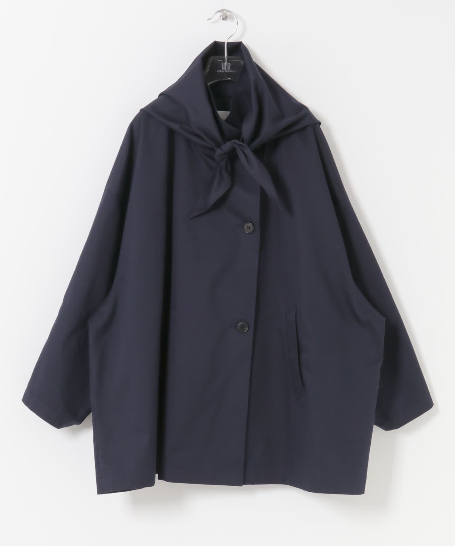 URBAN RESEARCH「スタンドカラーミドル丈トレンチコート」|トレンチコート|