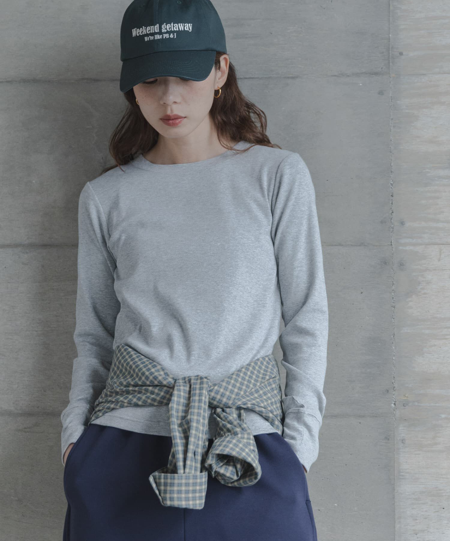 Sonny Label 「スムースタッチテレコリブクルーネックプルオーバー」|Tシャツ・カットソー|グレー