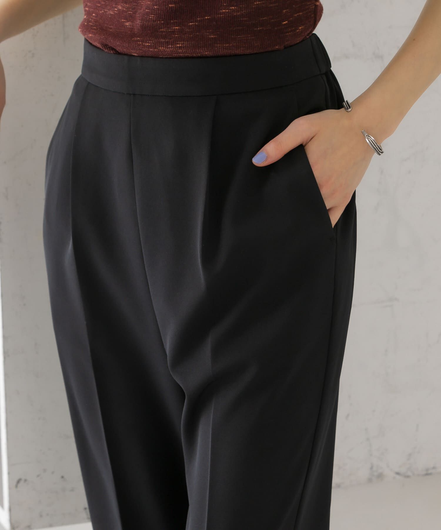  「スリムフレアイージーパンツ」|その他|