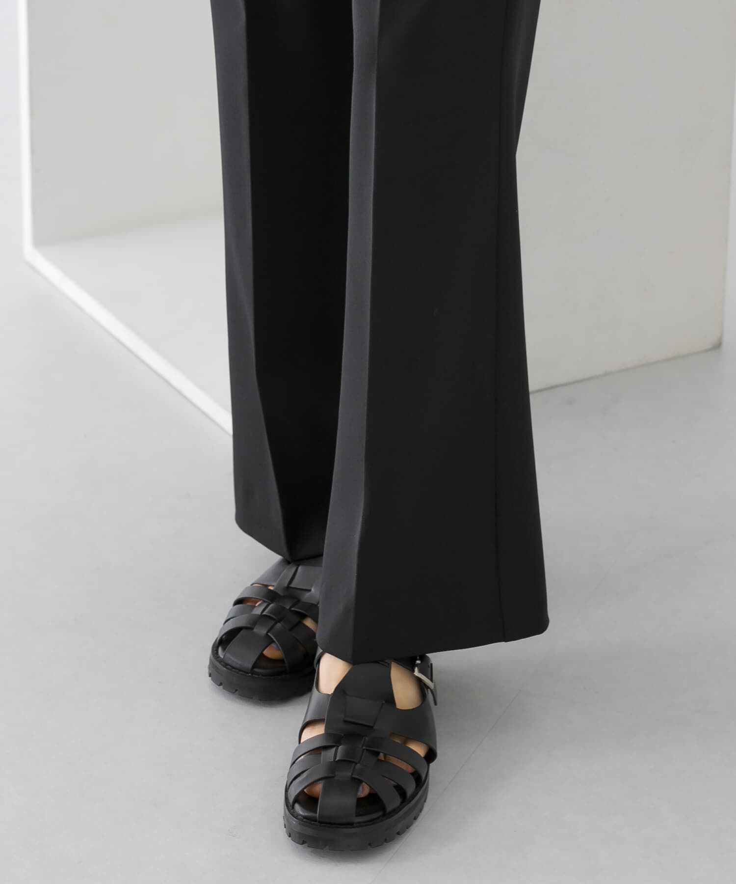  「スリムフレアイージーパンツ」|その他|