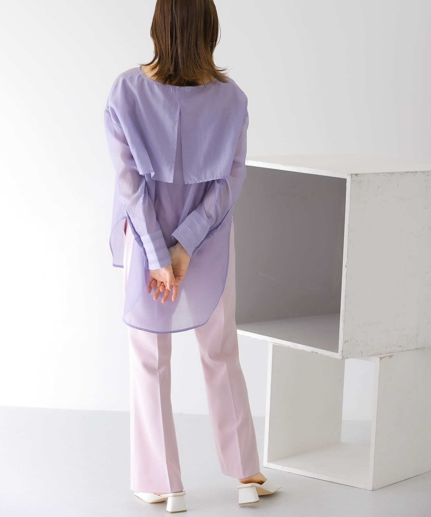  「スリムフレアイージーパンツ」|その他|