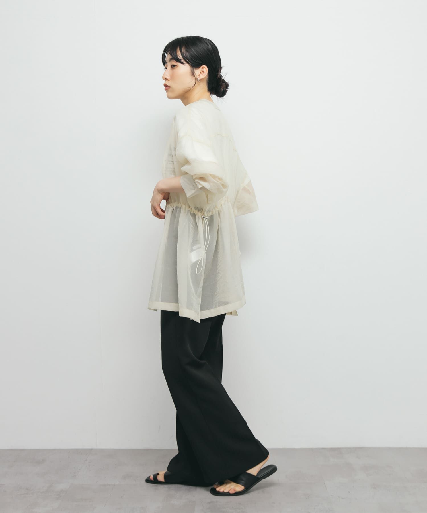  「『2サイズ展開』スリムフレアパンツ」|その他|