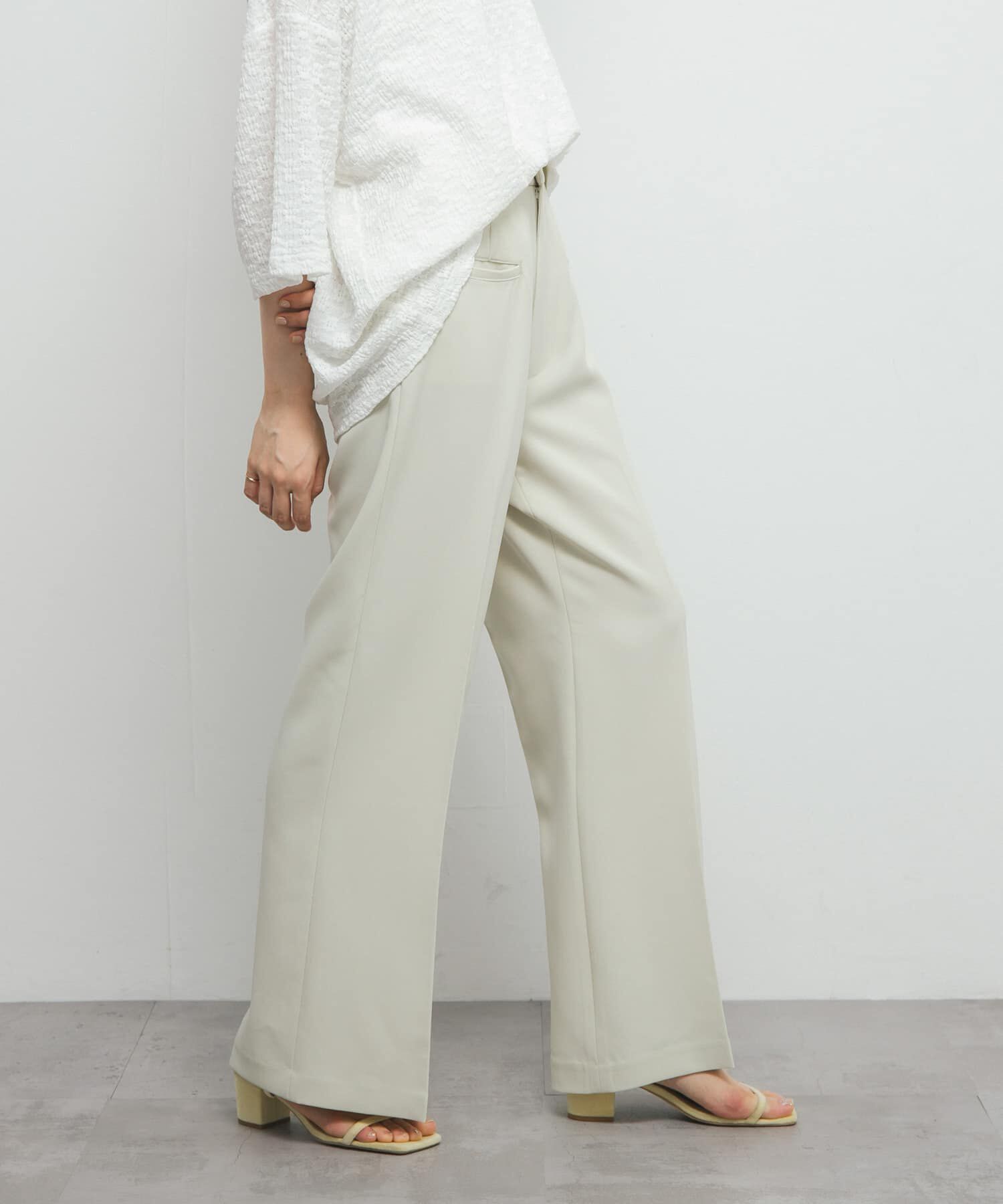  「『2サイズ展開』スリムフレアパンツ」|その他|