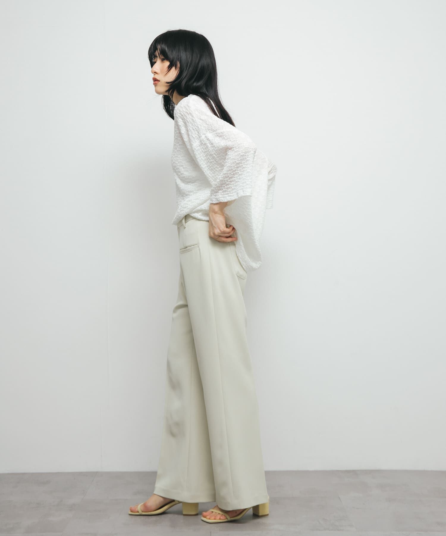  「『2サイズ展開』スリムフレアパンツ」|その他|