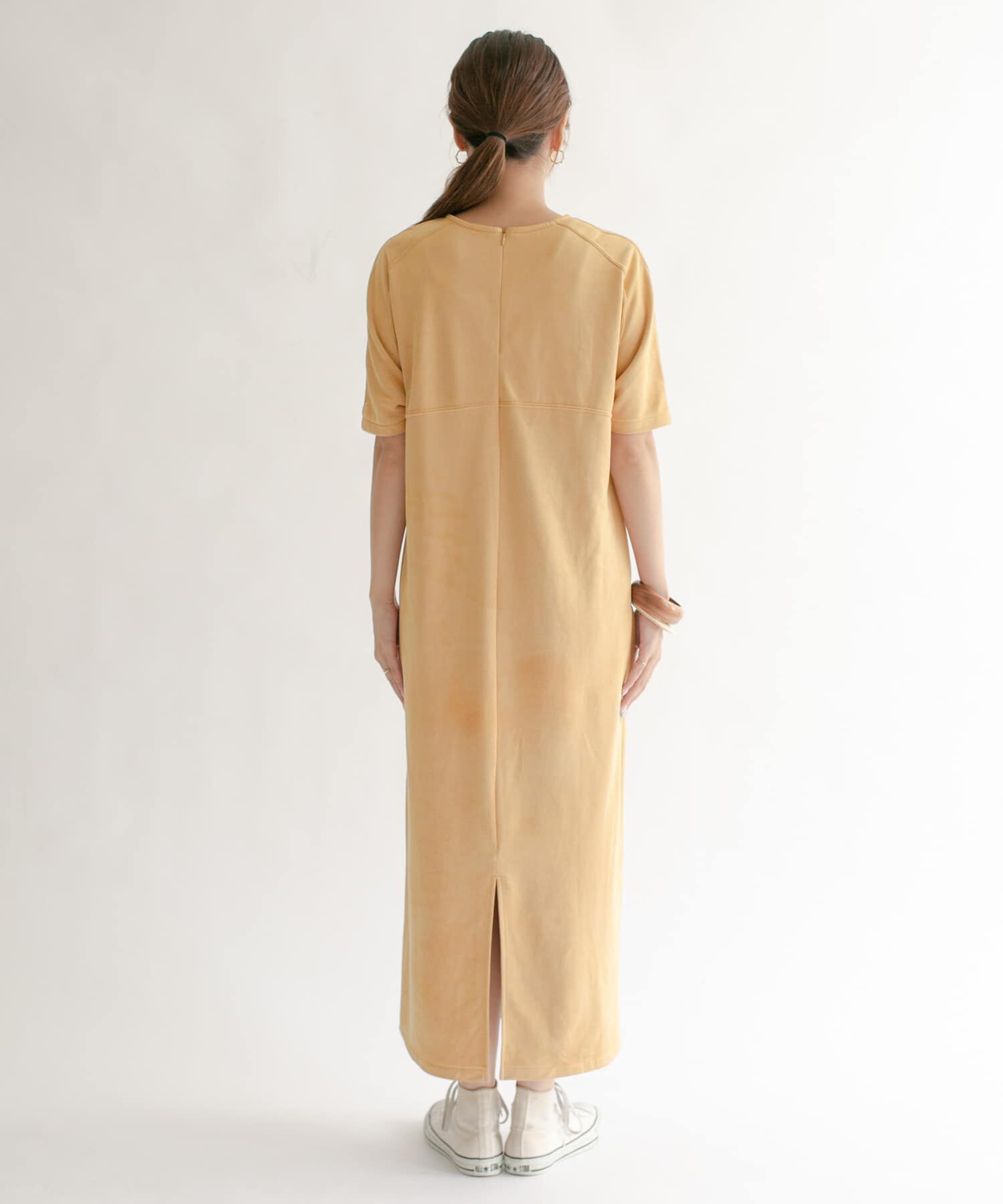  「スエードロングワンピース」|ワンピース|