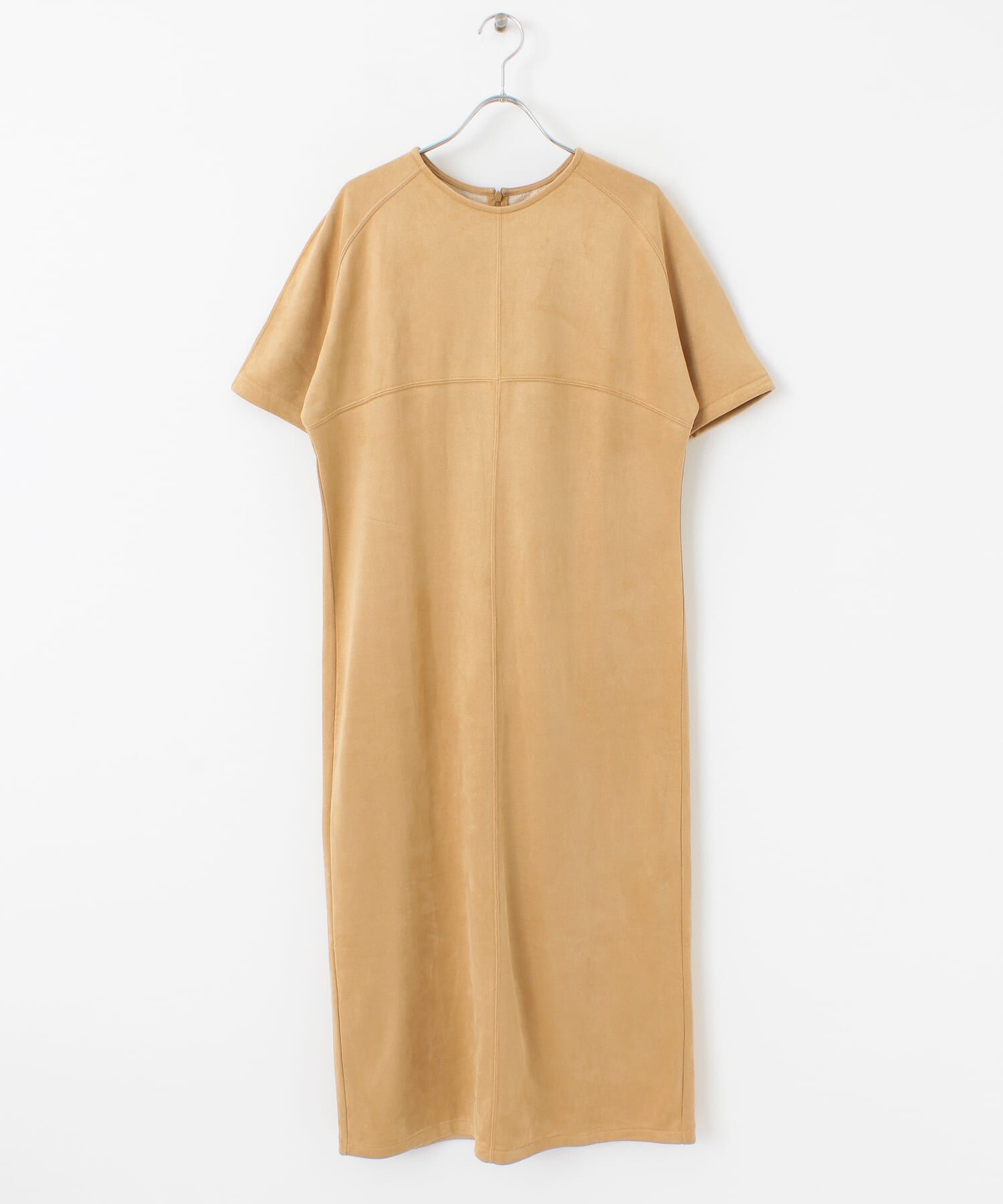  「スエードロングワンピース」|ワンピース|