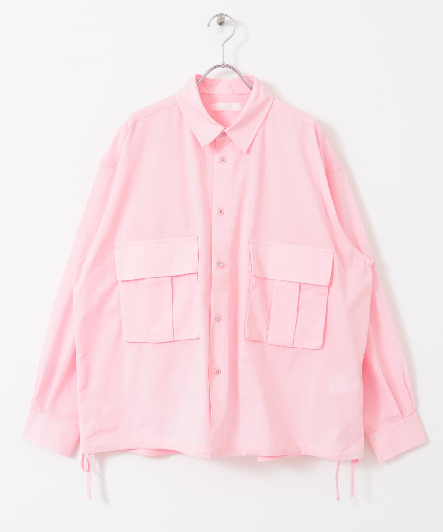 SENSE OF PLACE by URBAN RESEARCH「ドットメッシュダブルポケットロングスリーブシャツ」|シャツ・ブラウス|