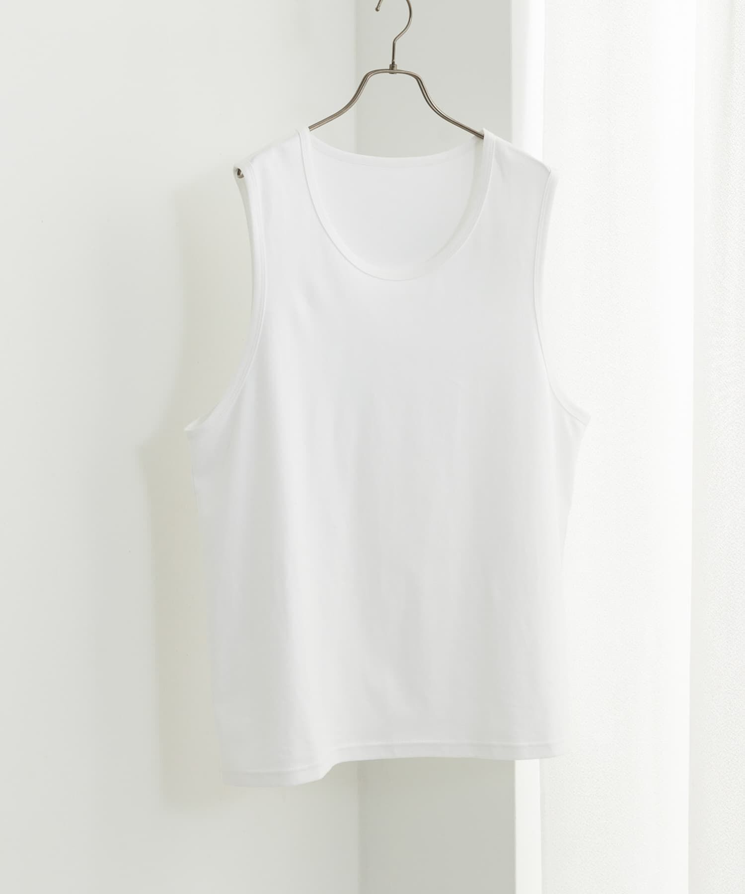 SENSE OF PLACE by URBAN RESEARCH「コットンスムースタンクトップ」|タンクトップ|ホワイト