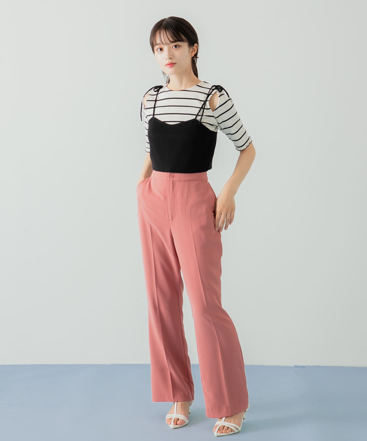 SENSE OF PLACE by URBAN RESEARCH「ハイウエストセミフレアパンツ」|その他|