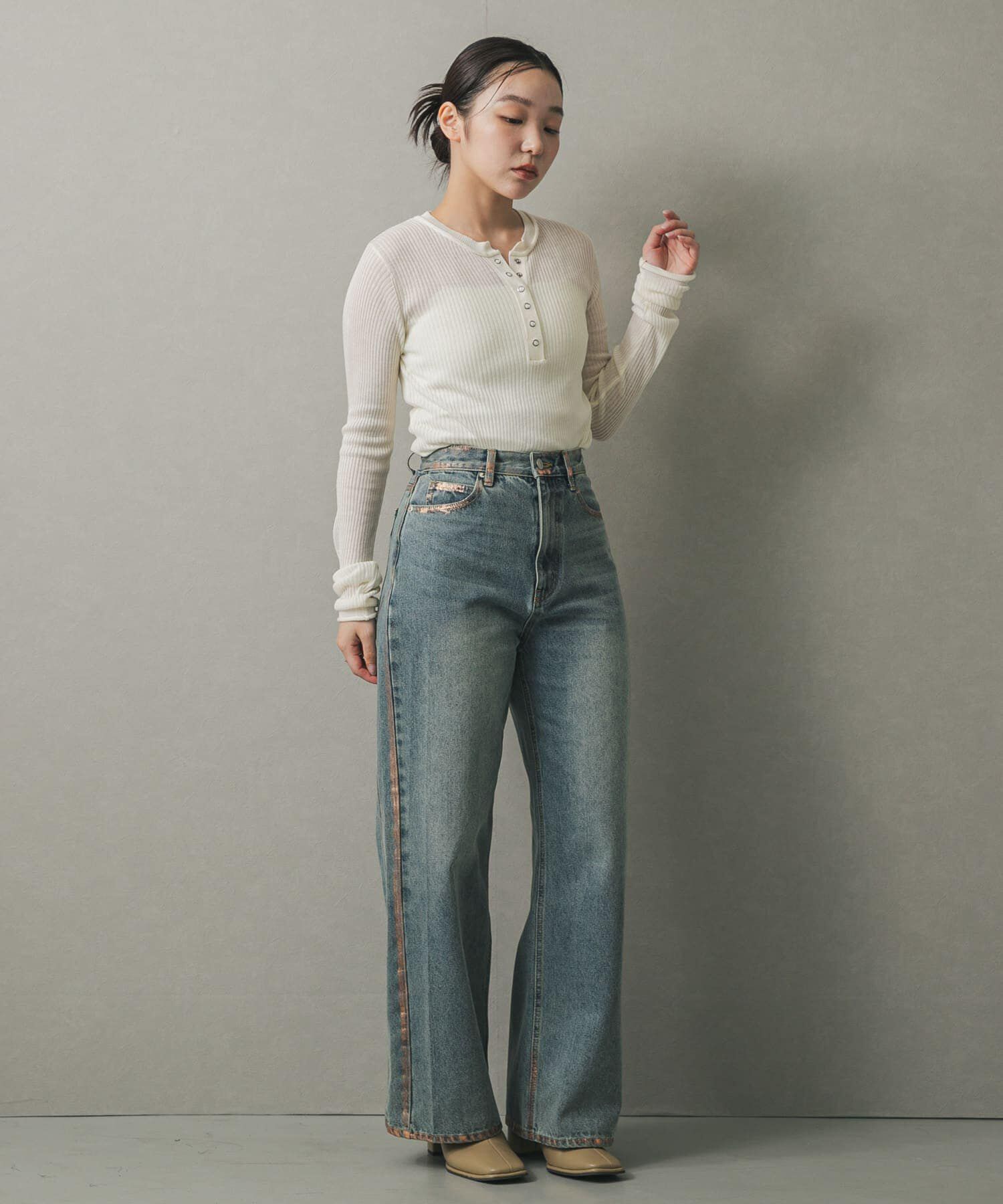 SENSE OF PLACE by URBAN RESEARCH「シアーヘンリーネックセーター」|ニット・セーター|