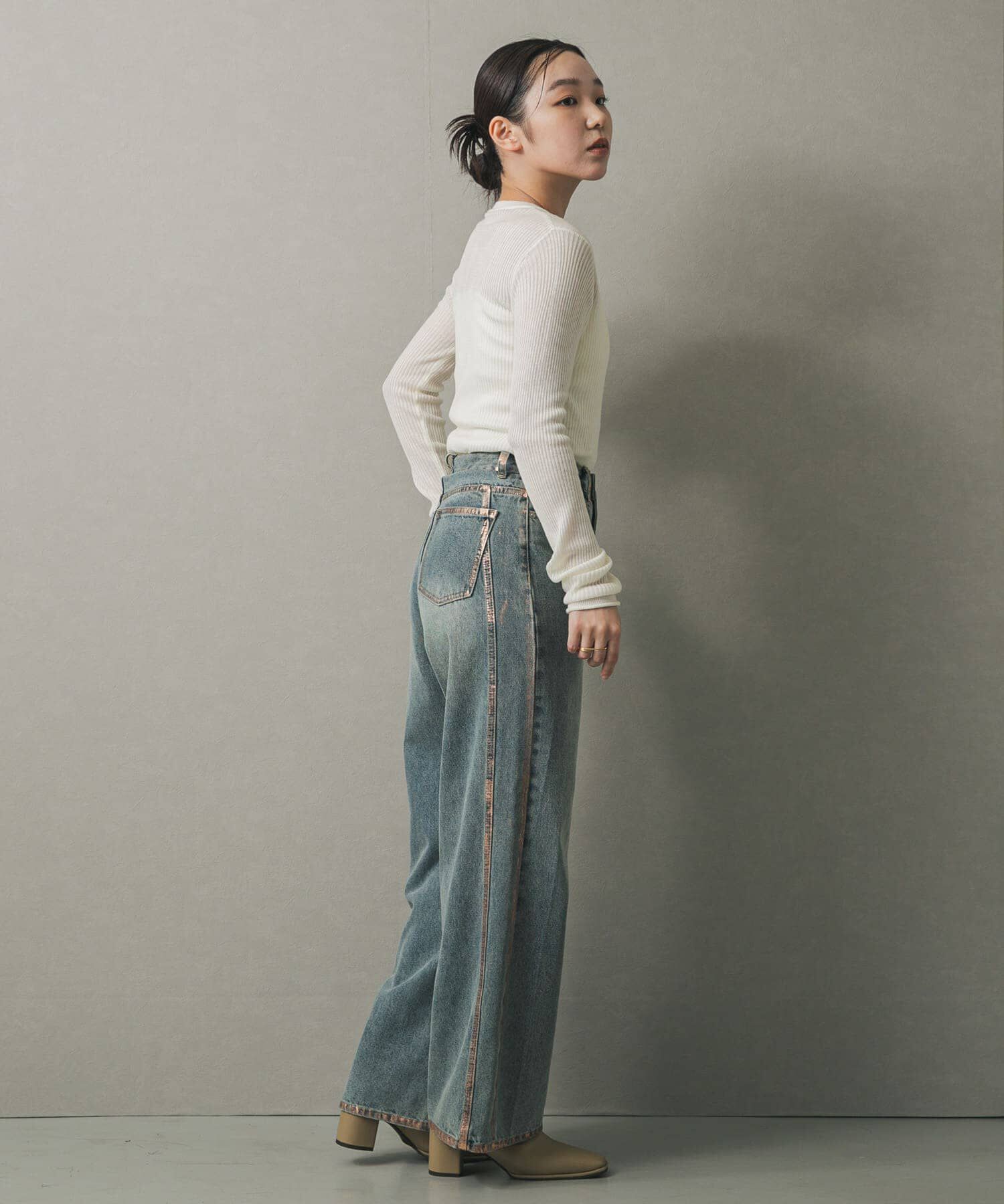 SENSE OF PLACE by URBAN RESEARCH「シアーヘンリーネックセーター」|ニット・セーター|